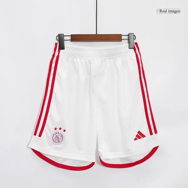 Ajax Home Soccer Shorts 2023 24 2