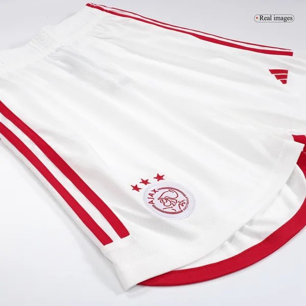 Ajax Home Soccer Shorts 2023 24 5