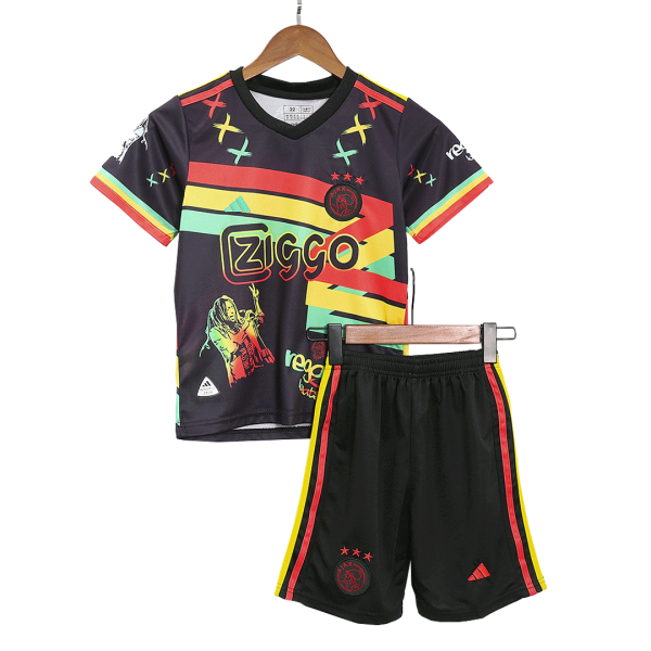 Ajax X Bob Marley Kids Soccer Jerseys Kit 2023 24