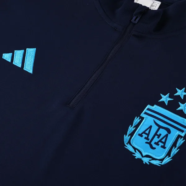 Argentina 1 4 Zip Tracksuit 2023 24 Navy 6