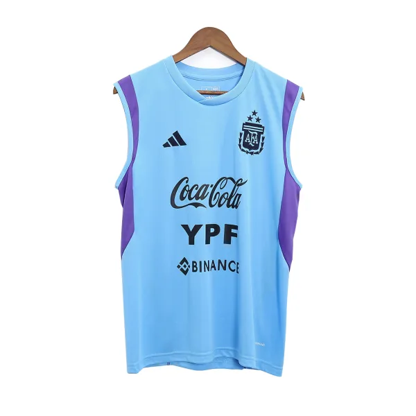 Argentina Pre Match Sleeveless Top 2023 Blue