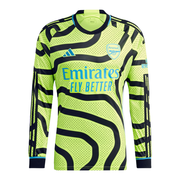 Arsenal Away Long Sleeve Soccer Jersey 2023 24