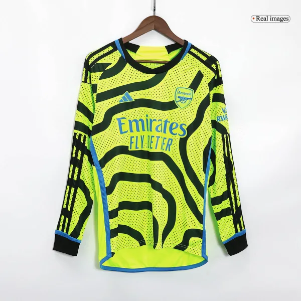 Arsenal Away Long Sleeve Soccer Jersey 2023 24 2