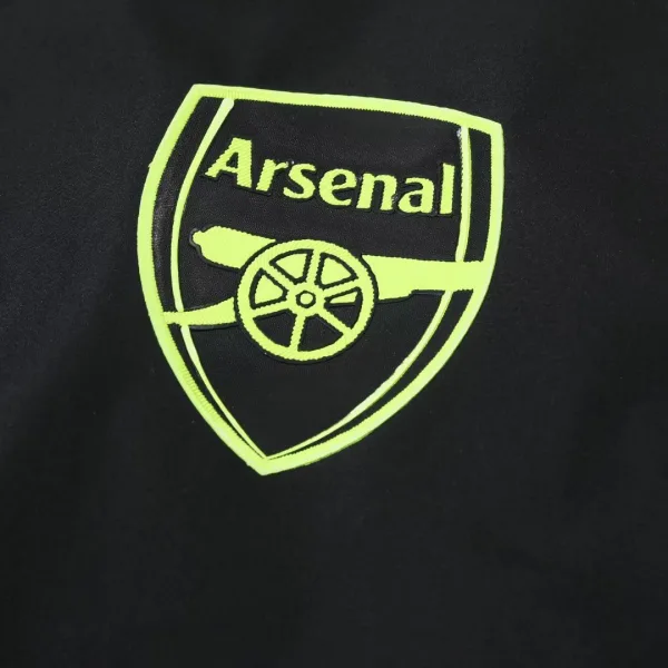 Arsenal Hoodie Windbreaker Jacket 2023 24 Black 7