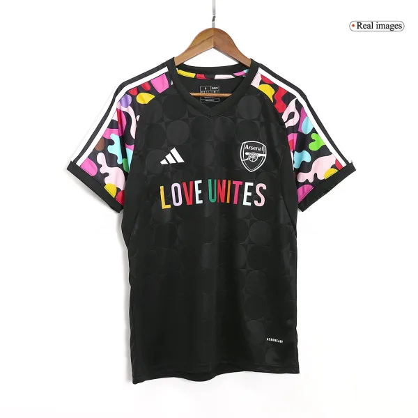 Arsenal X Love Unites Pre Match Soccer Jersey 2023 24 2