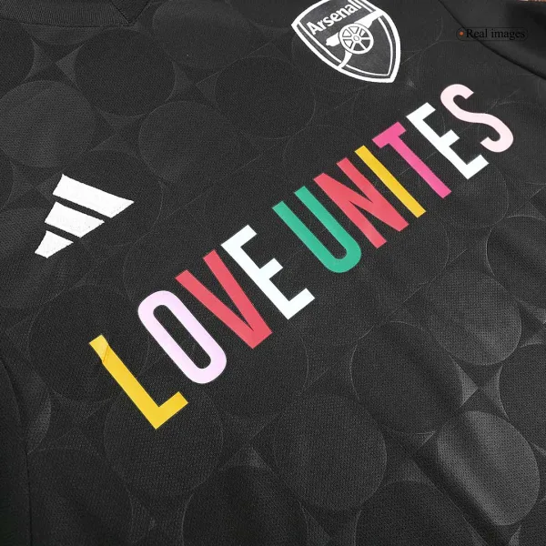 Arsenal X Love Unites Pre Match Soccer Jersey 2023 24 8