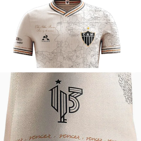 Atl Tico Mineiro Commemorative Commemorative Soccer Jersey 2021 22 3