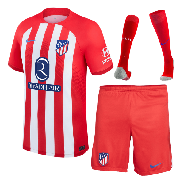 Atletico Madrid Home Jerseys Full Kit 2023 24