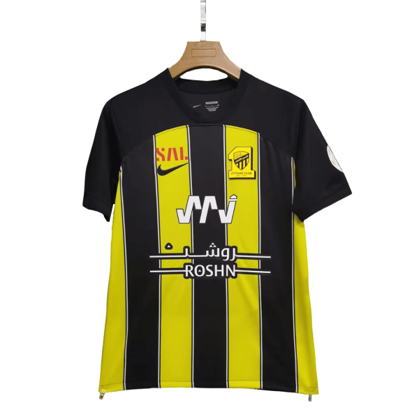 Benzema 9 Al Ittihad Saudi Home Soccer Jersey 2023 24 2