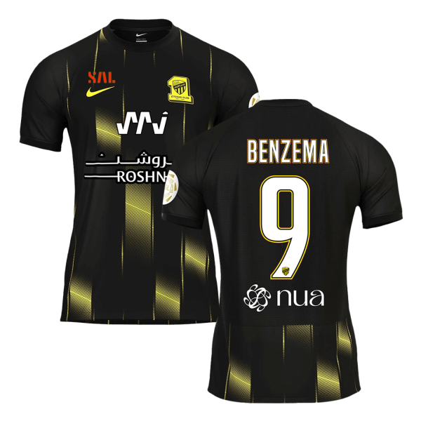 Benzema 9 Al Ittihad Saudi Third Away Soccer Jersey 2023 24