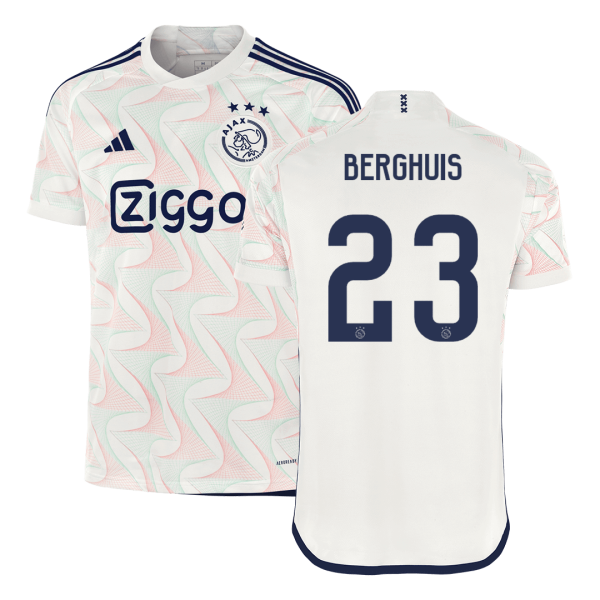 Berghuis 23 Ajax Away Soccer Jersey 2023 24