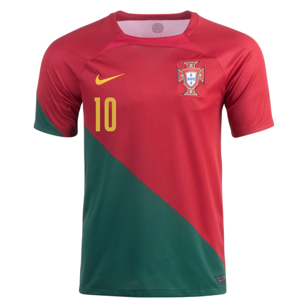 Bernardo 10 Portugal Home Jersey World Cup 2022 1