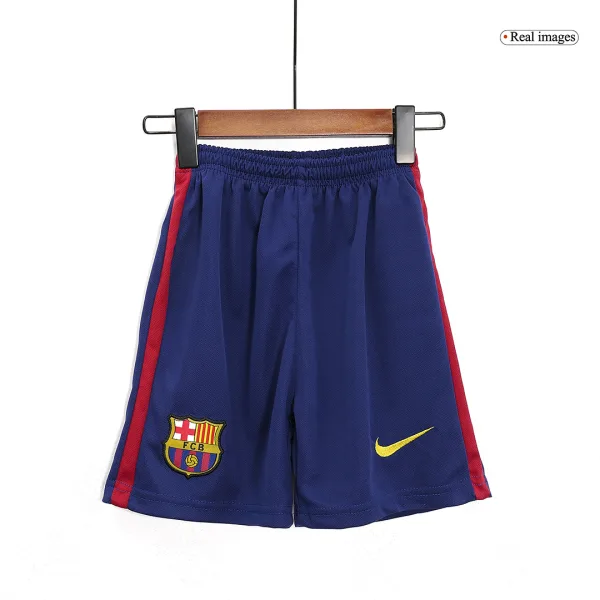 Barcelona Home Kids Soccer Jerseys Kit 2014 15 3