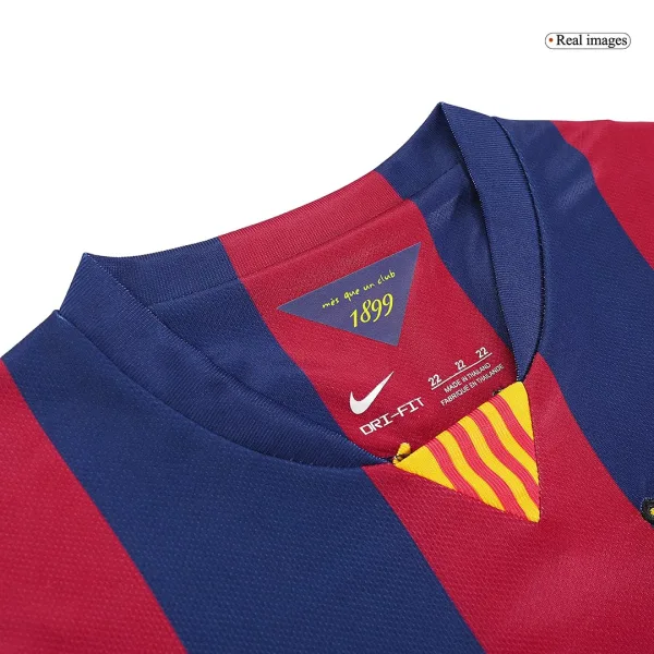 Barcelona Home Kids Soccer Jerseys Kit 2014 15 5