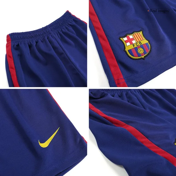 Barcelona Home Kids Soccer Jerseys Kit 2014 15 8