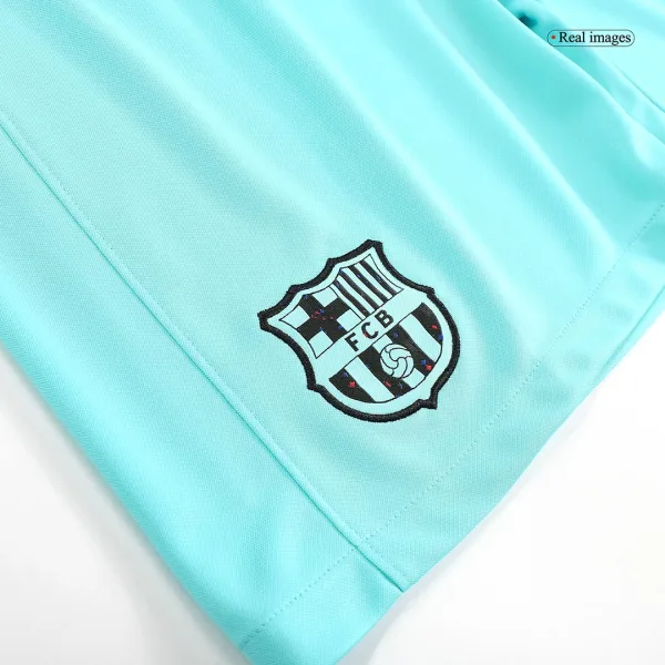 Barcelona Third Away Soccer Shorts 2023 24 3