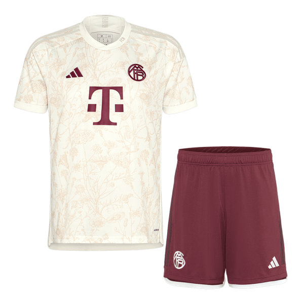 Bayern Munich Third Away Kids Soccer Jerseys Kit 2023 24