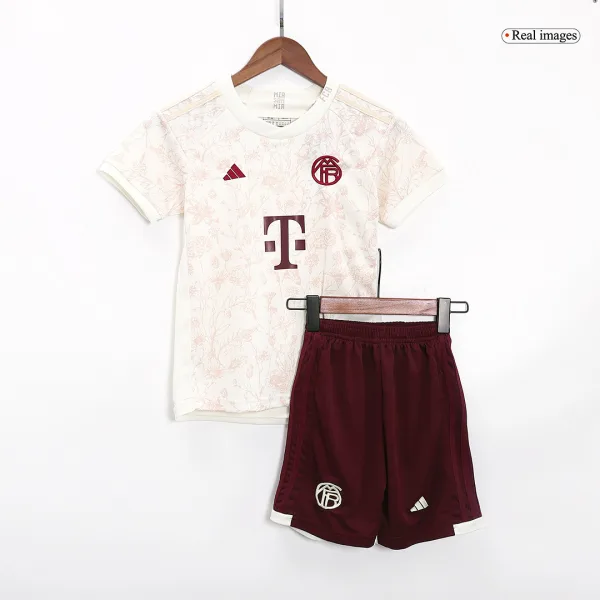 Bayern Munich Third Away Kids Soccer Jerseys Kit 2023 24 4