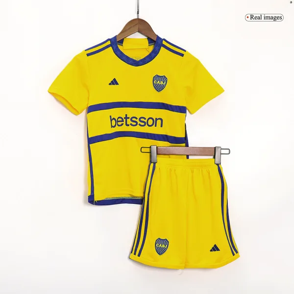 Boca Juniors Away Kids Soccer Jerseys Kit 2023 24 6