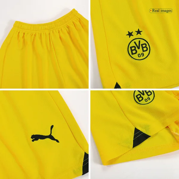 Borussia Dortmund Away Kids Soccer Jerseys Kit 2023 24 15