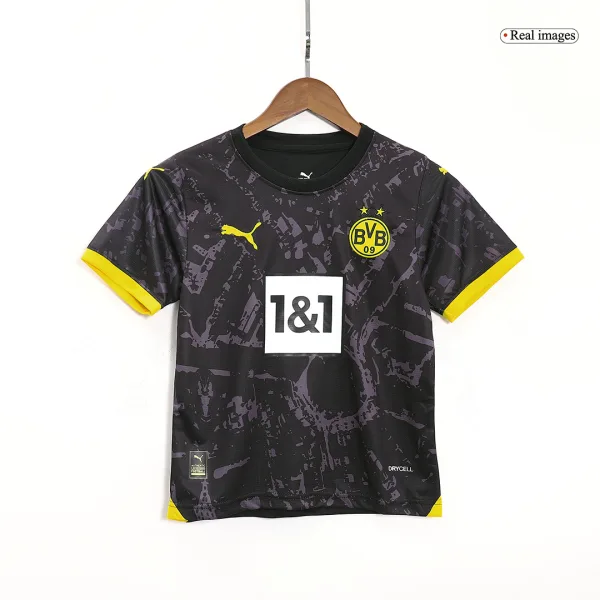 Borussia Dortmund Away Kids Soccer Jerseys Kit 2023 24 7