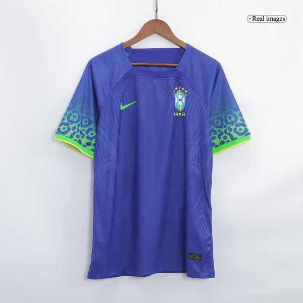 Brazil Away Authentic Soccer Jersey 2022 2