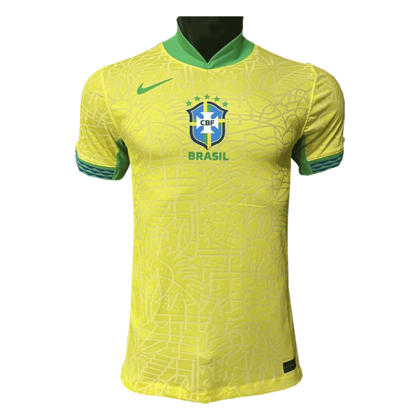 Brazil Home Authentic Soccer Jersey 2024