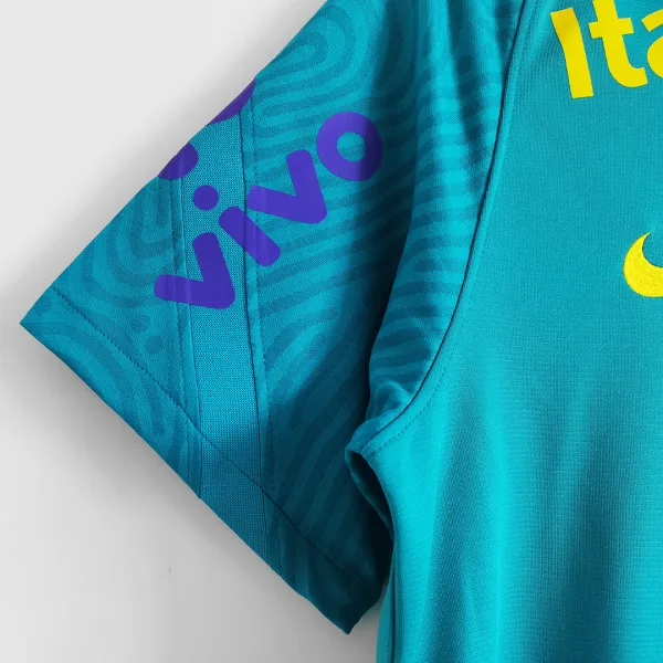 Brazil Pre Match Soccer Jersey 2021 5