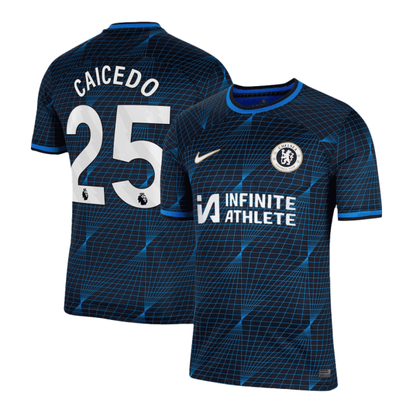 Caicedo 25 Chelsea Away Soccer Jersey 2023 24