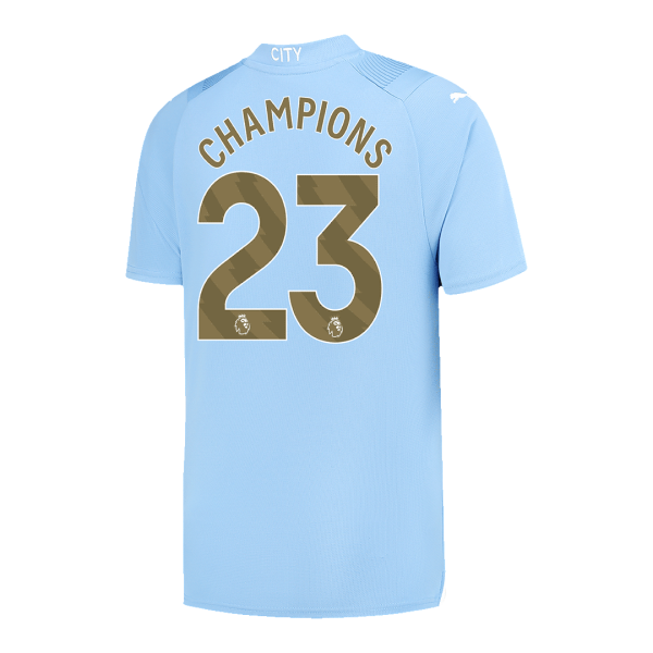 Champions 23 Manchester City Home Authentic Jersey 2023 24