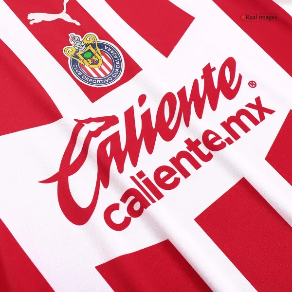 Chicharito 14 Chivas Home Soccer Jersey 2023 24 10