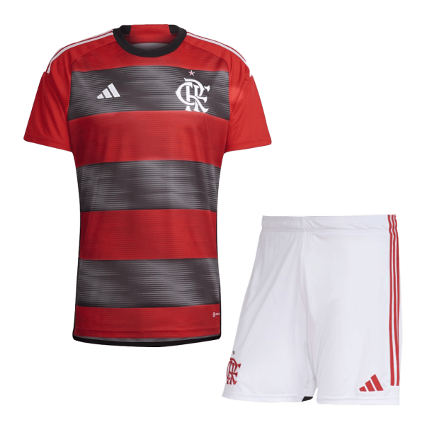 Cr Flamengo Home Jerseys Kit 2023 24