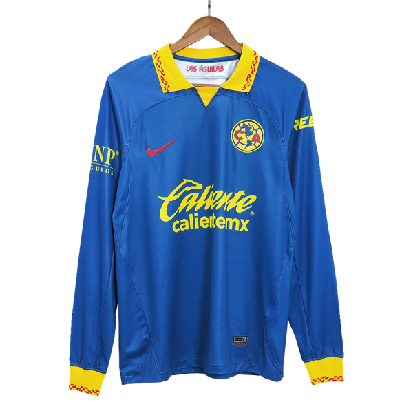 Club America Away Long Sleeve Soccer Jersey 2023 24