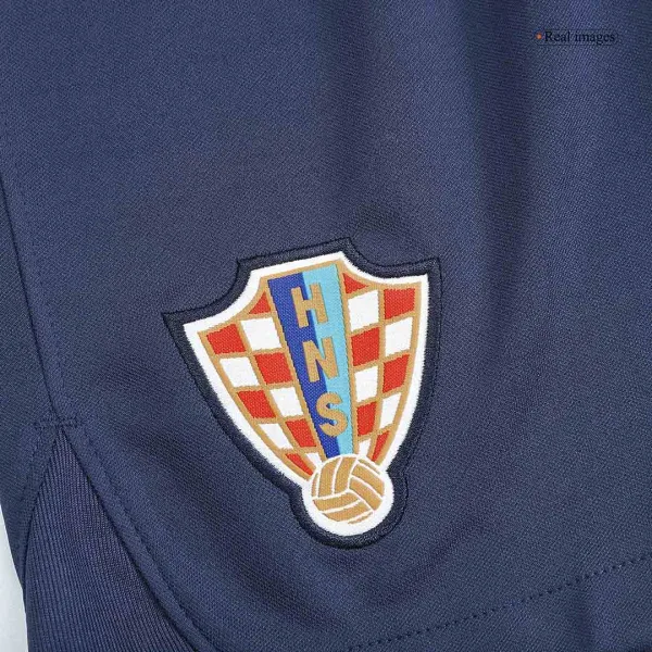 Croatia Away Soccer Shorts 2022 5