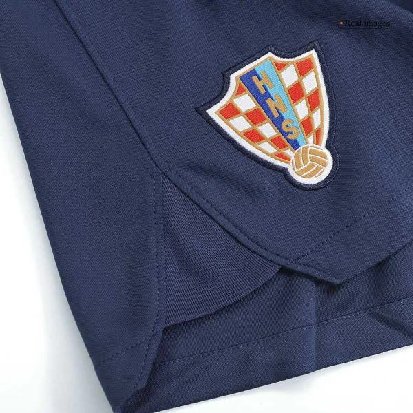 Croatia Away Soccer Shorts 2022 7