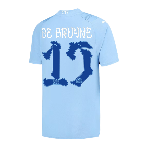 De Bruyne 17 Manchester City Japanese Tour Printing Home Jersey 2023 24