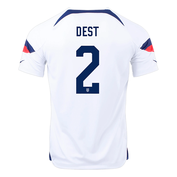 Dest 2 Usa Home Jersey World Cup 2022