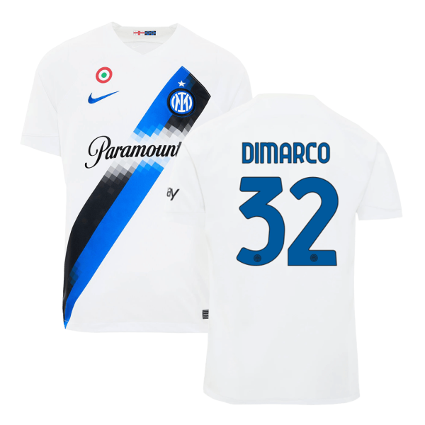 Dimarco 32 Inter Milan Away Soccer Jersey 2023 24