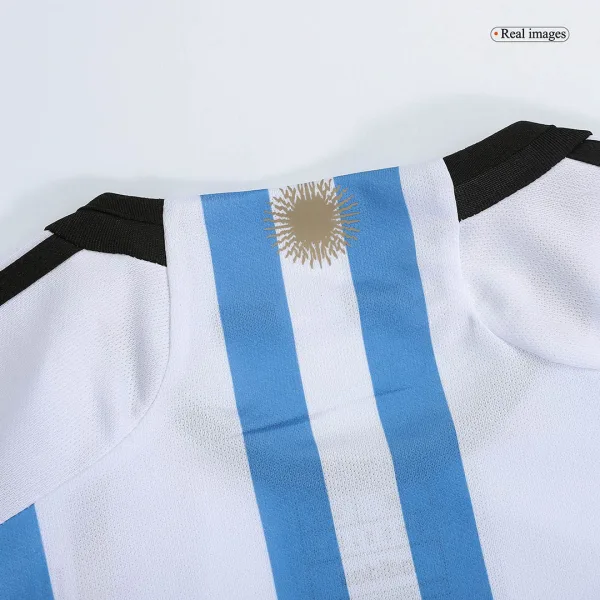 E Fernandez 24 Argentina Three Stars Home Jersey 2022 8