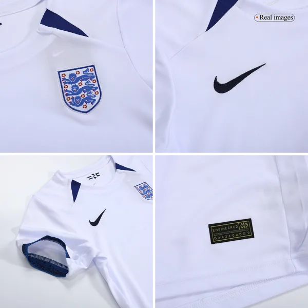 England Home Women S World Cup Kids Jerseys Kit 2023 6