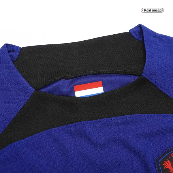 F De Jong 21 Netherlands Away Jersey World Cup 2022 2