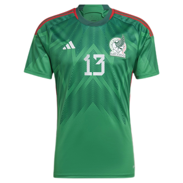 G Ochoa 13 Mexico Home Jersey World Cup 2022 1