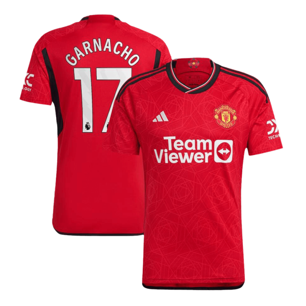 Garnacho 17 Manchester United Home Soccer Jersey 2023 24