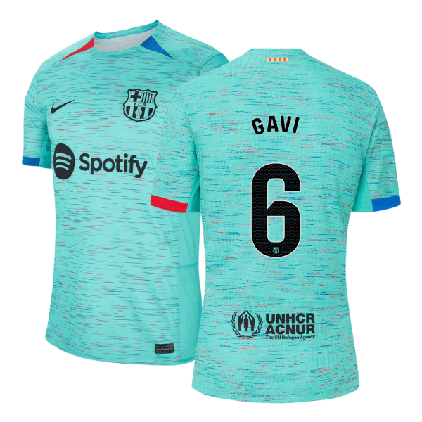 Gavi 6 Barcelona Third Away Authentic Soccer Jersey 2023 24