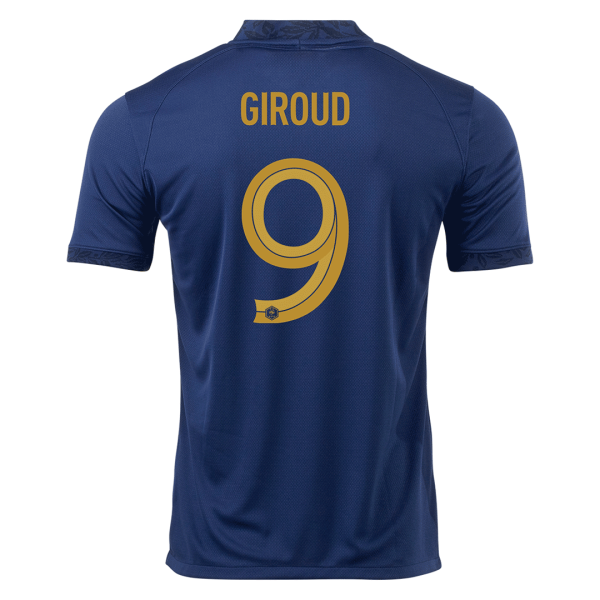 Giroud 9 France Home Jersey World Cup 2022