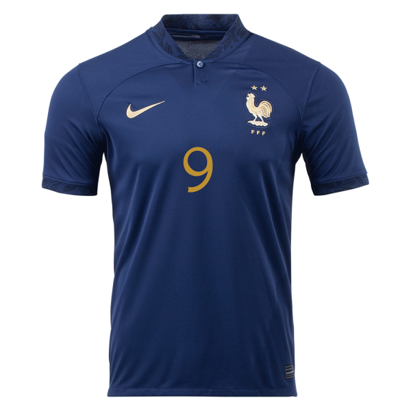 Giroud 9 France Home Jersey World Cup 2022 1