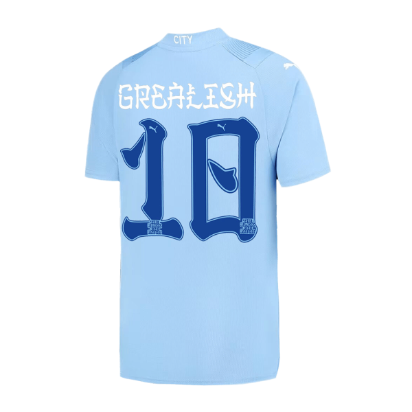 Grealish 10 Manchester City Japanese Tour Printing Home Jersey 2023 24