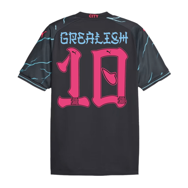 Grealish 10 Manchester City Japanese Tour Printing Third Away Jersey 2023 24