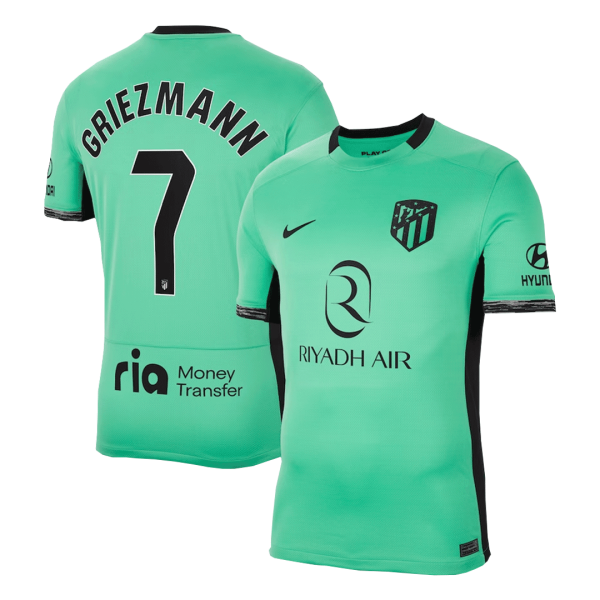 Griezmann 7 Atletico Madrid Third Away Soccer Jersey 2023 24