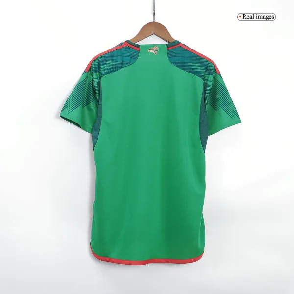 H Lozano 22 Mexico Home Jersey World Cup 2022 3